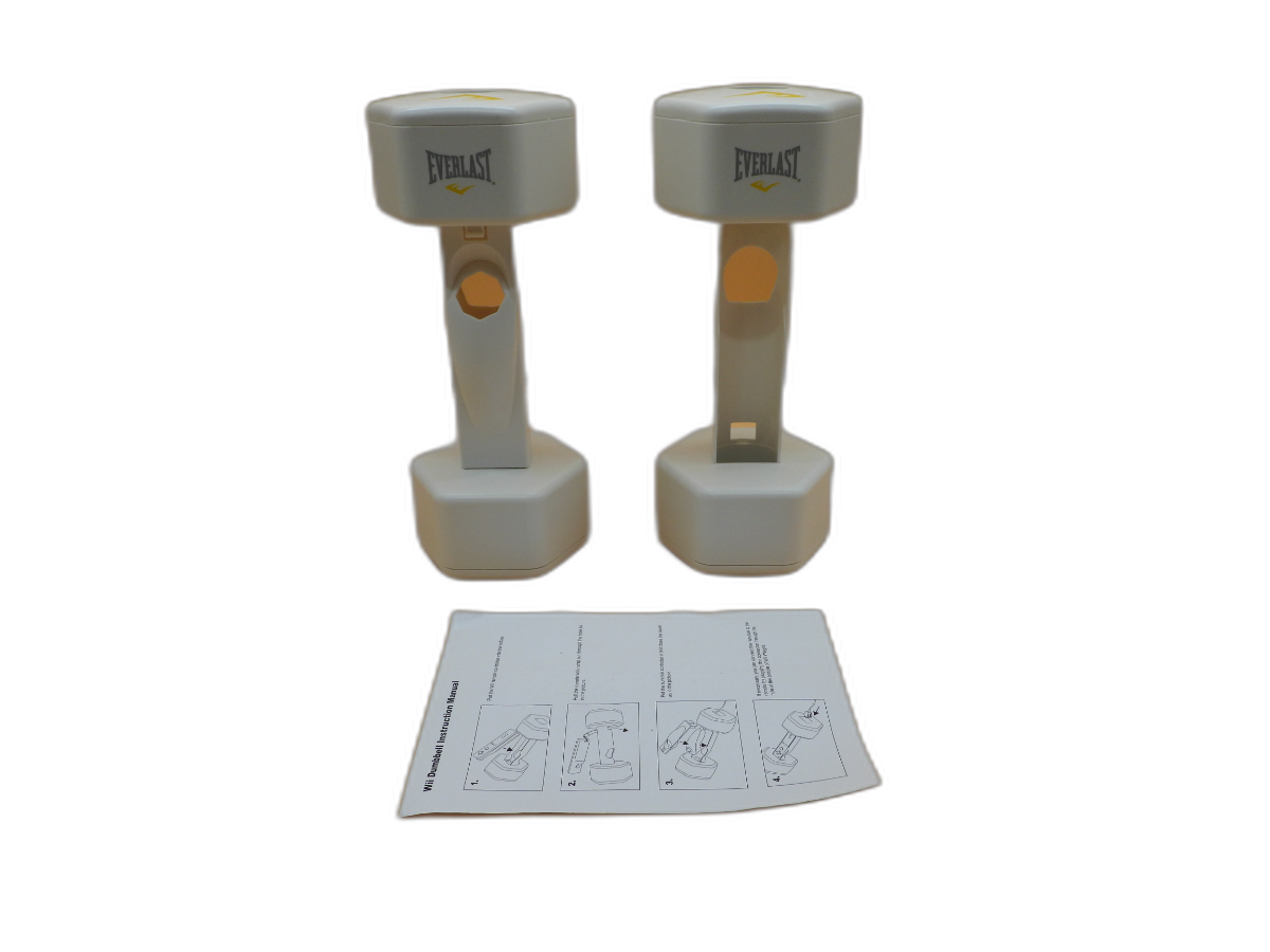Nintendo Wii fit Everlast 1kg Dumbbells. Fitness. Exercise