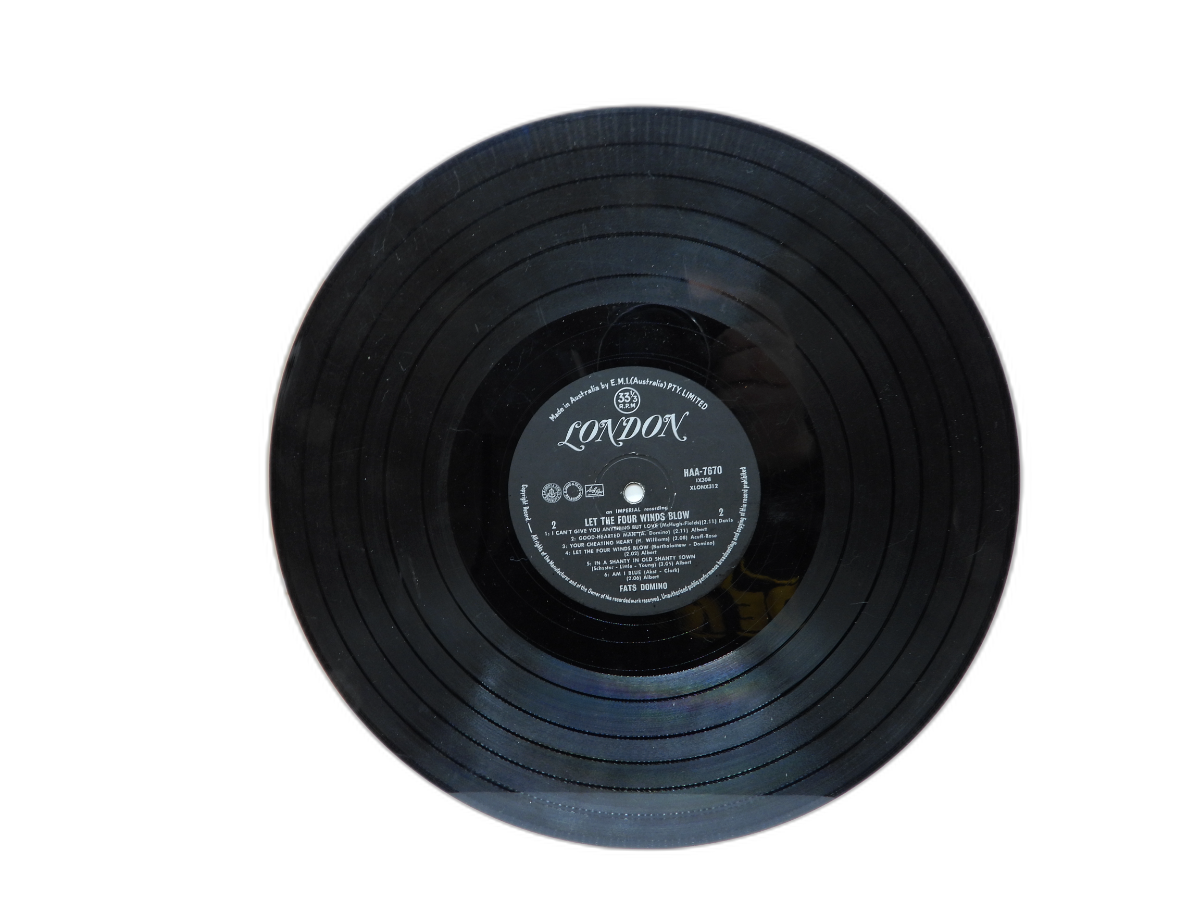 Fats Domino Let the Four Winds Blow Vinyl Record 33 Rpm London