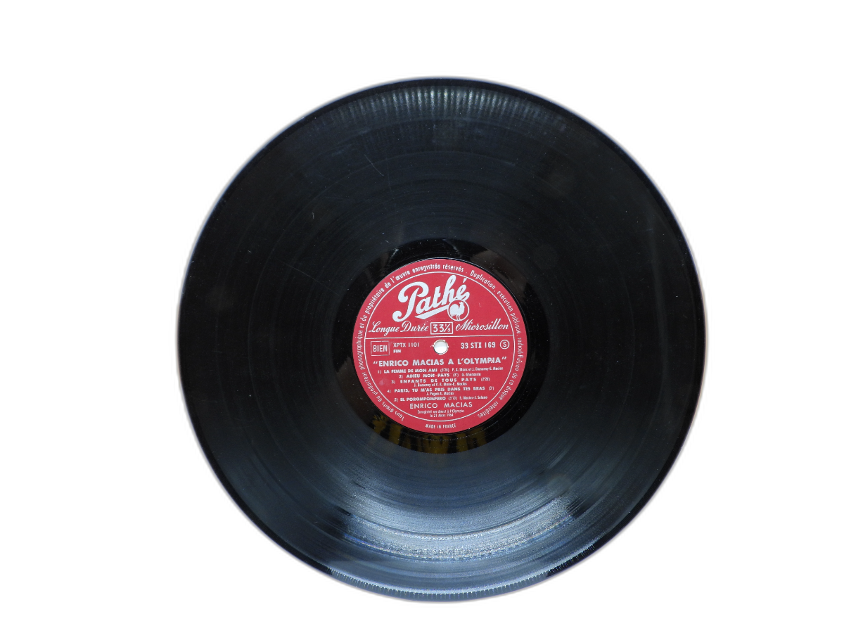 Enrico Macias Recital À L'olympia 1964 Vinyl Record Pathé