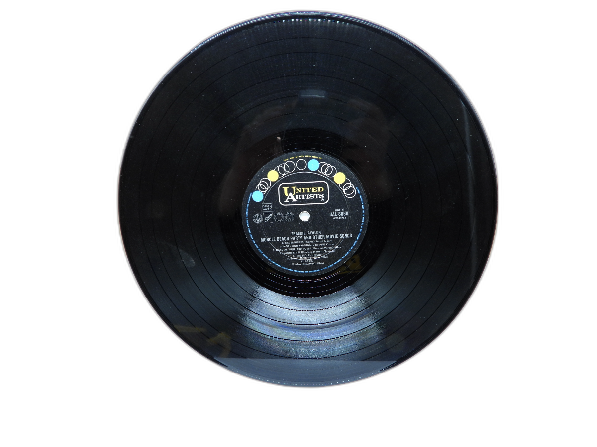 Frankie Avalon Muscle Beach Party Vinyl Record Ual 8060 United Artists