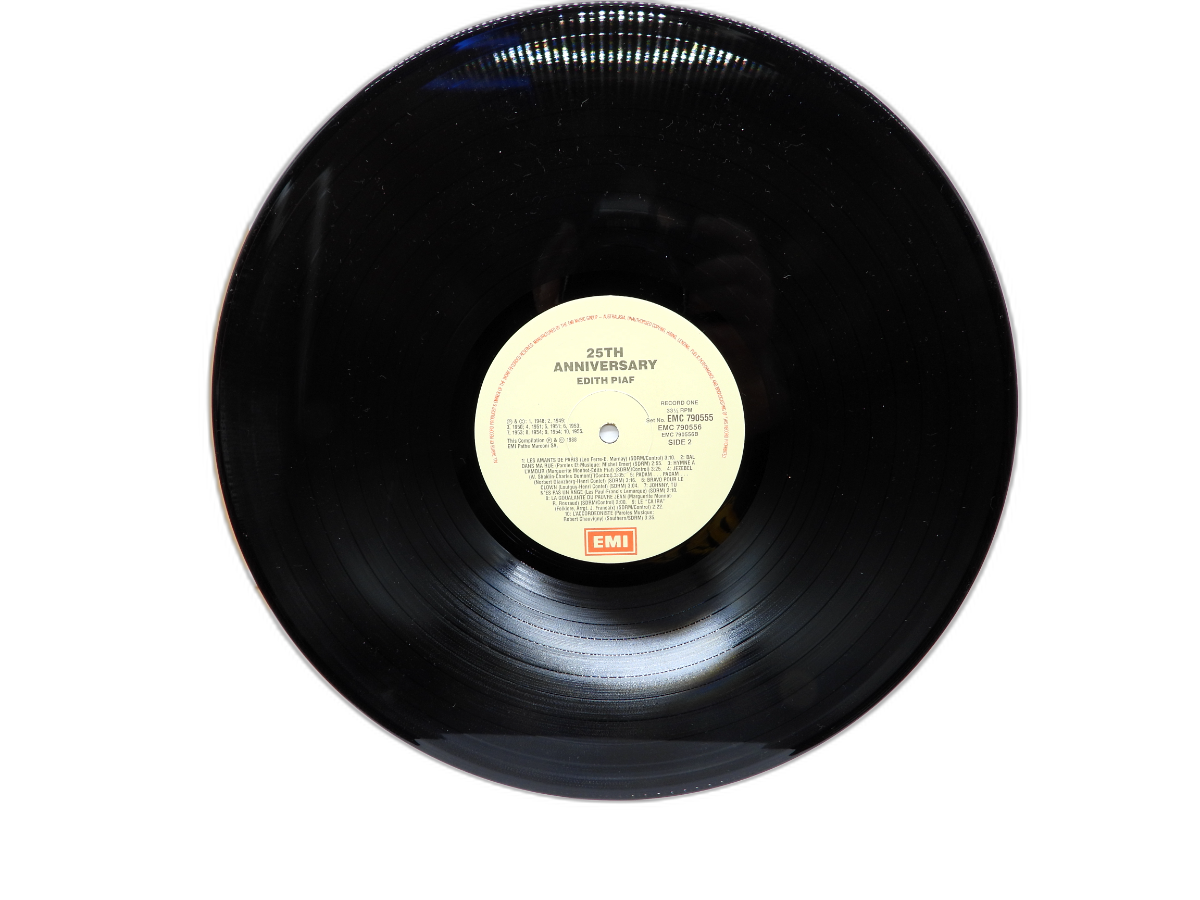 Edith Piaf 25th Anniversary Double Album Vinyl Emi