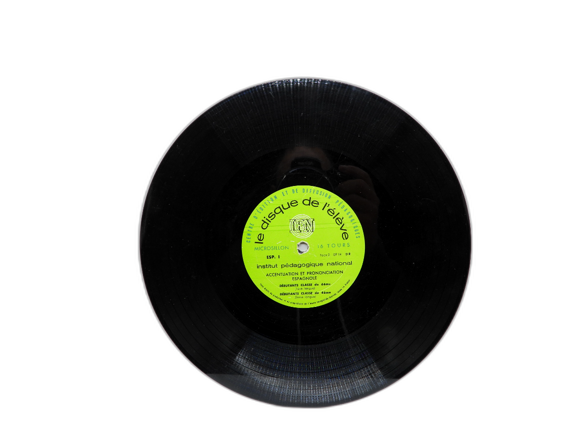 Le Disque De L'élève Educational Vinyl Record Institut Pédagogique National
