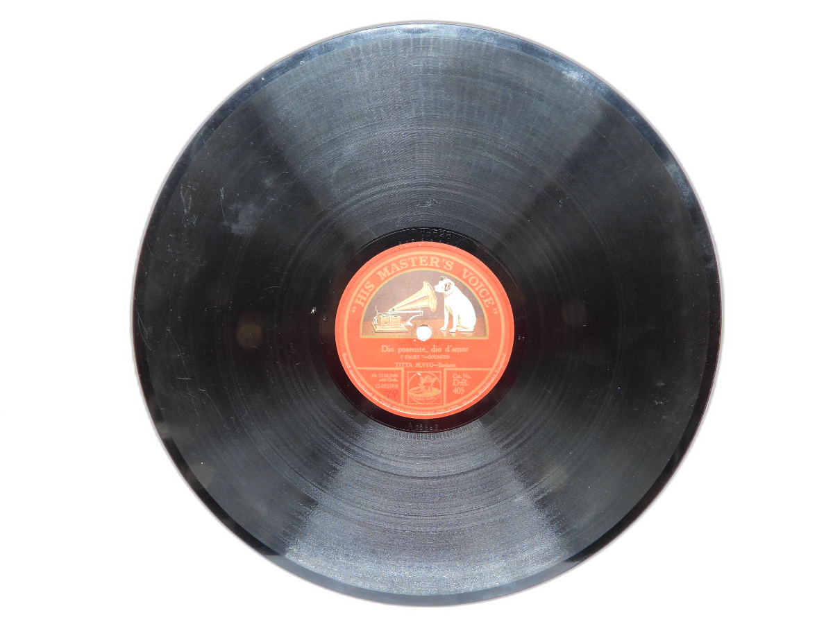 His Master's Voice 78rpm Vinyl Record Opera Titta Ruffo Il Barbiere Di Siviglia