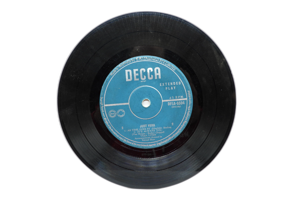 Just Vera Lynn Decca 45 Rpm Vinyl Record
