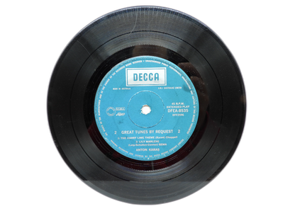 Anton Karas Great Tunes By Request 45 Rpm Vinyl Decca