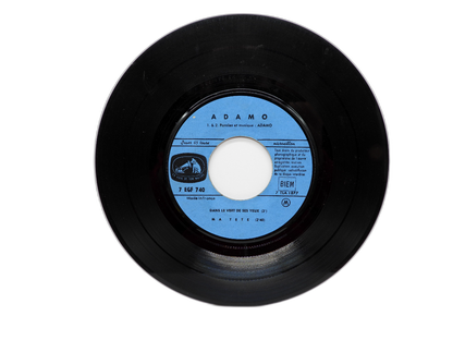 Adamo Vous Permettez Monsieur 7 Egf 740 Vinyl Record Pathé Marconi