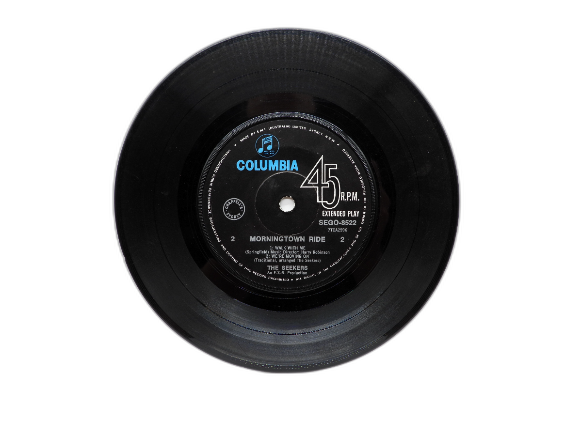 Morningtown Ride the Seekers Columbia 45 Rpm Vinyl