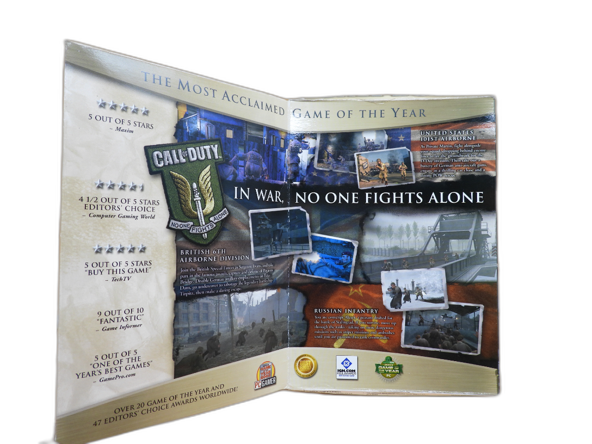 Call of Duty Game of the Year Edition Pc Cd Rom Activision