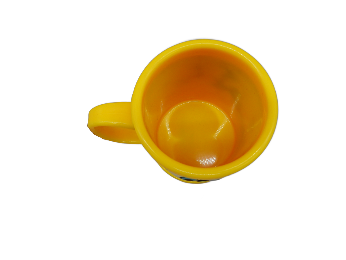 Sea World Spongebob Squarepants Yellow Plastic Mug
