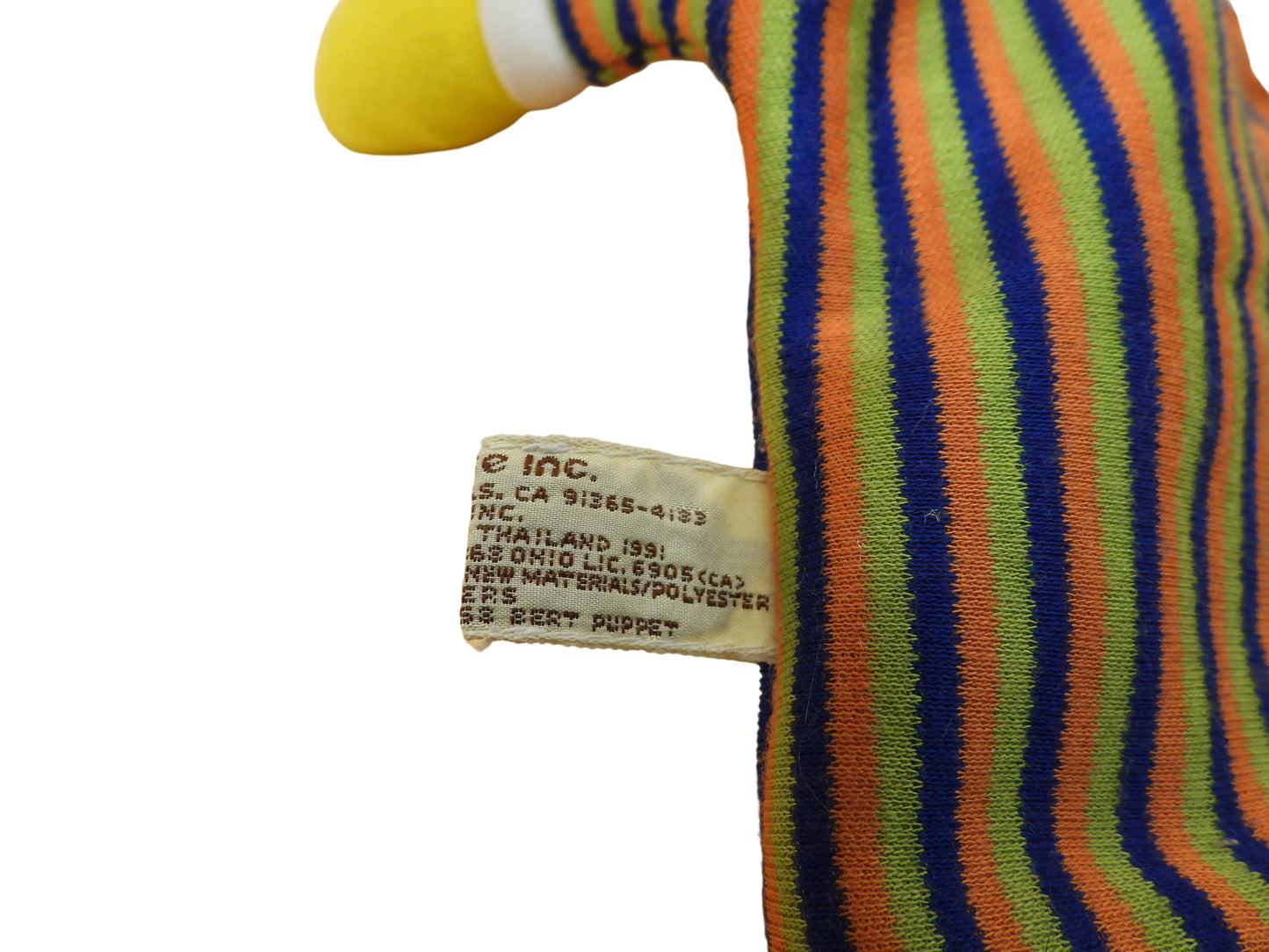 Applause Bert Muppets Plush Hand Puppet