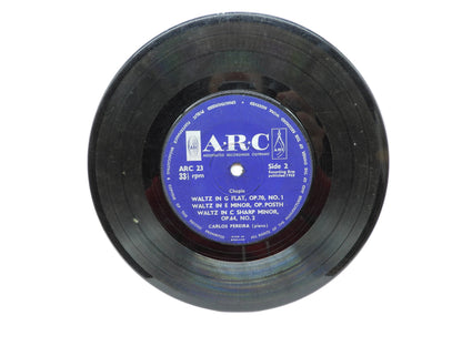 Chopin Waltz Op.69 No.1 & No.2 Vinyl Record Arc 23 Arc Associated Recordings Com