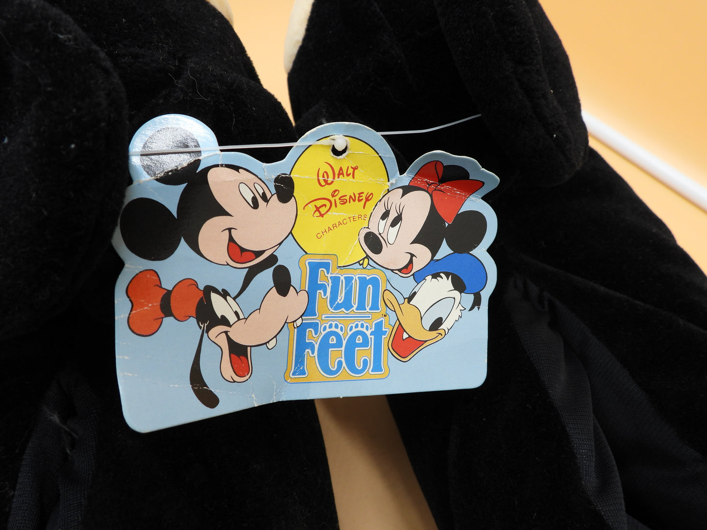 Disney Mickey Mouse Plush Slippers Unisex Size M