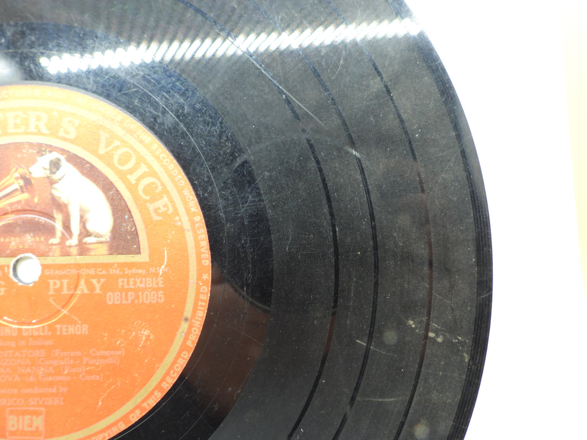 Italian Songs By Beniamino Gigli Vinyl Record His Master's Voice