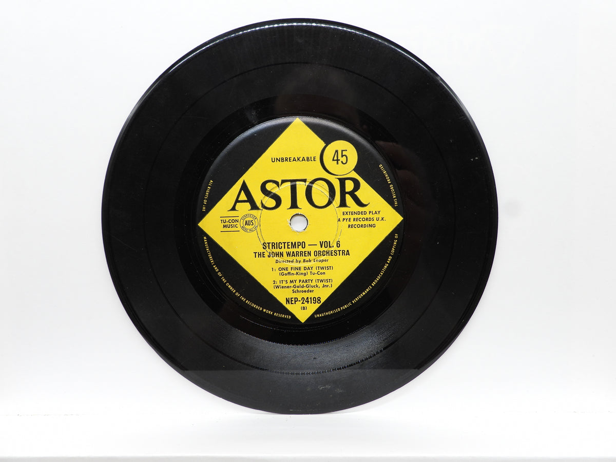 Strictempo Vol. 5 John Warren Orchestra Vinyl Record Astor
