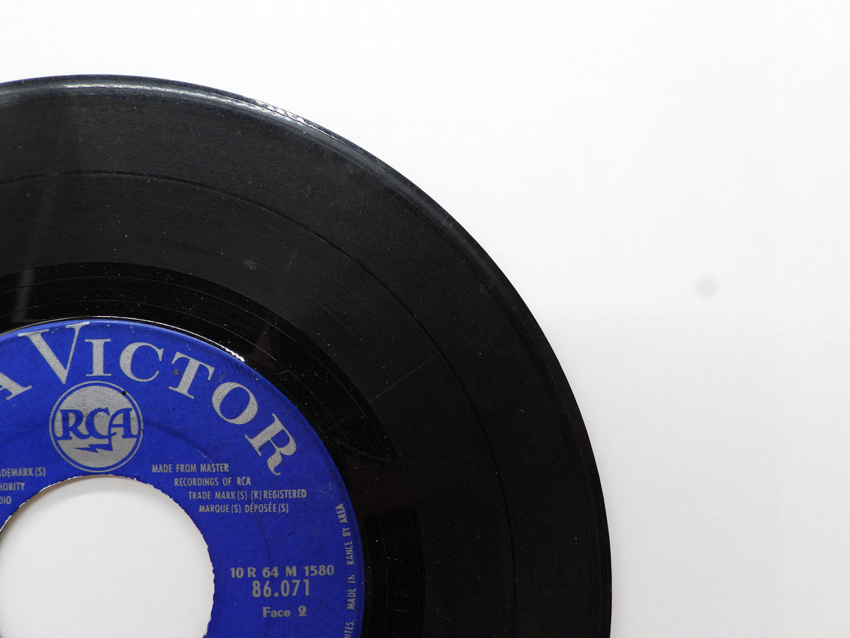 Sylvie Vartan L'homme En Noir Vinyl Record 45 Rpm Rca Victor
