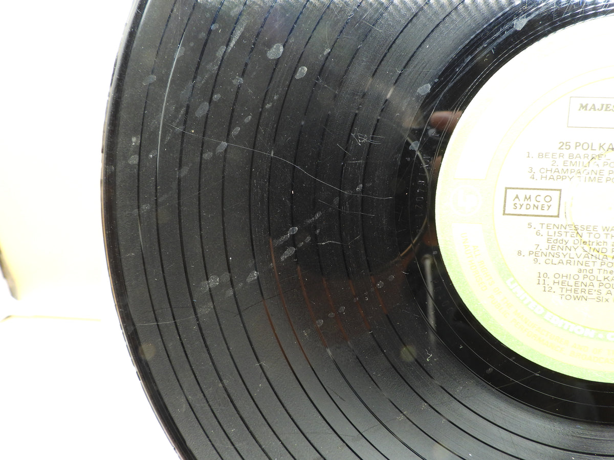 25 Polka Greats Vinyl Record Pg400 Majestic Records