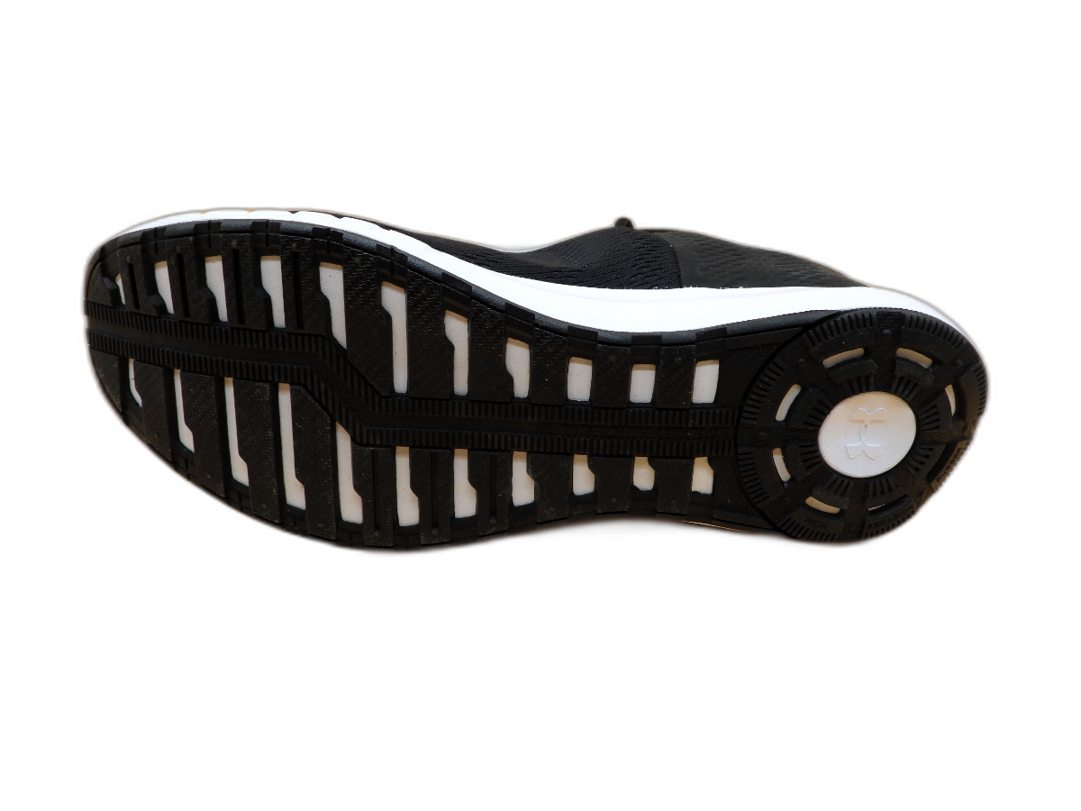 Under Armour Men's Black White Running Shoes