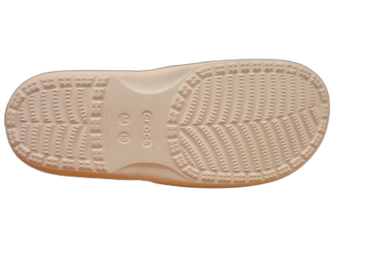Crocs White Two Strap Slide Sandals Men 12