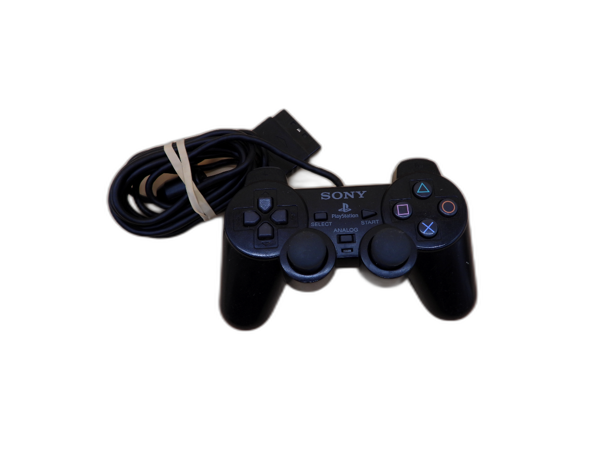 Sony PlayStation 2 Slim Console Scph 77001 Black Disc Drive Noisy, Crack In Controller 