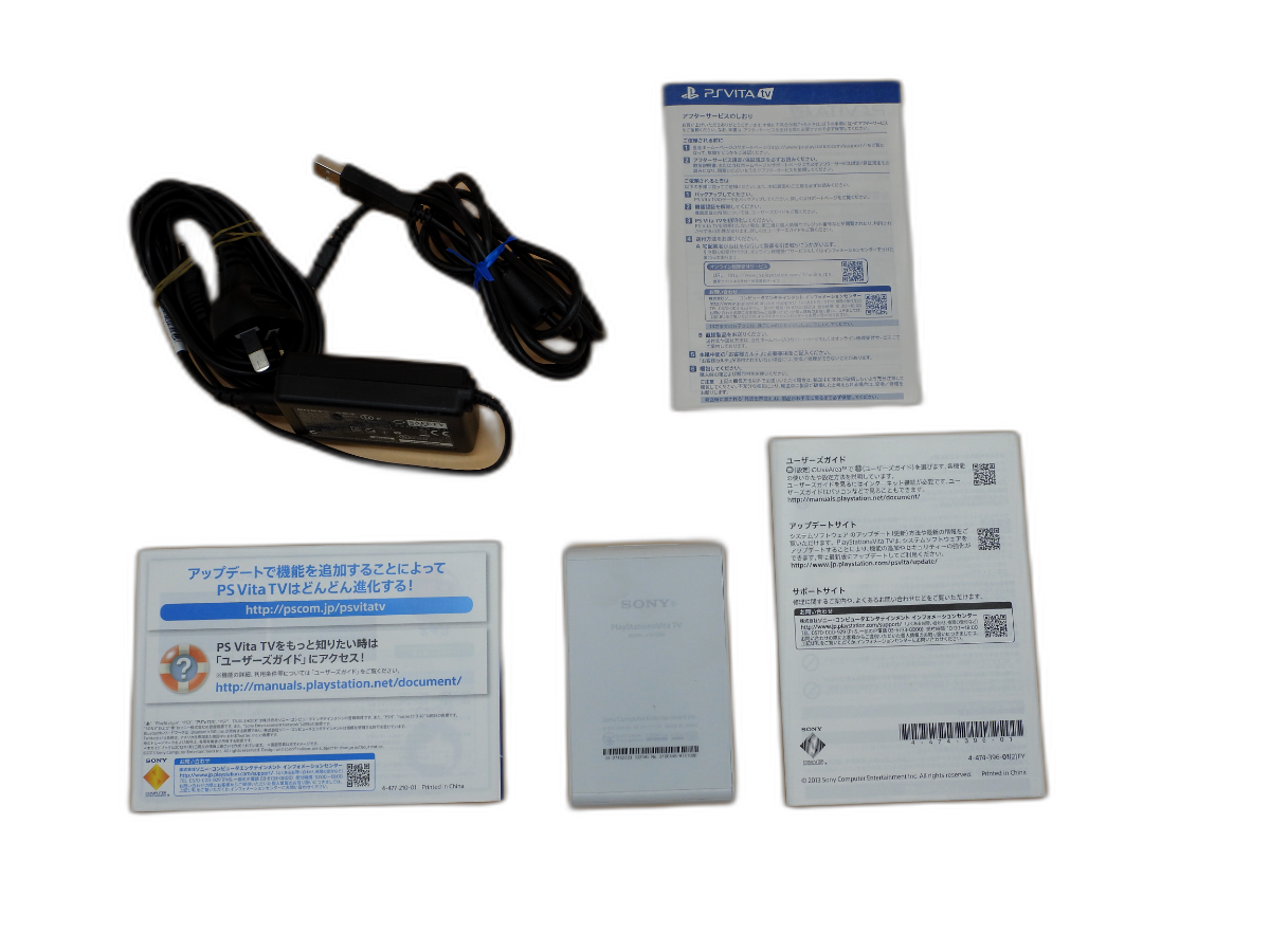 Sony Psvita Tv Value Pack Vte-1000aa01 CIB Japanese Version Excellent JAPAN