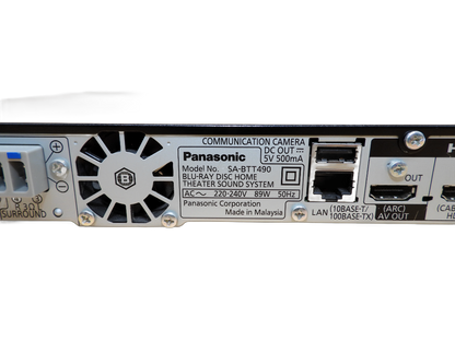 Panasonic Sa Btt490 Home Theater System Blu-Ray / DVD Player NO REMOTE