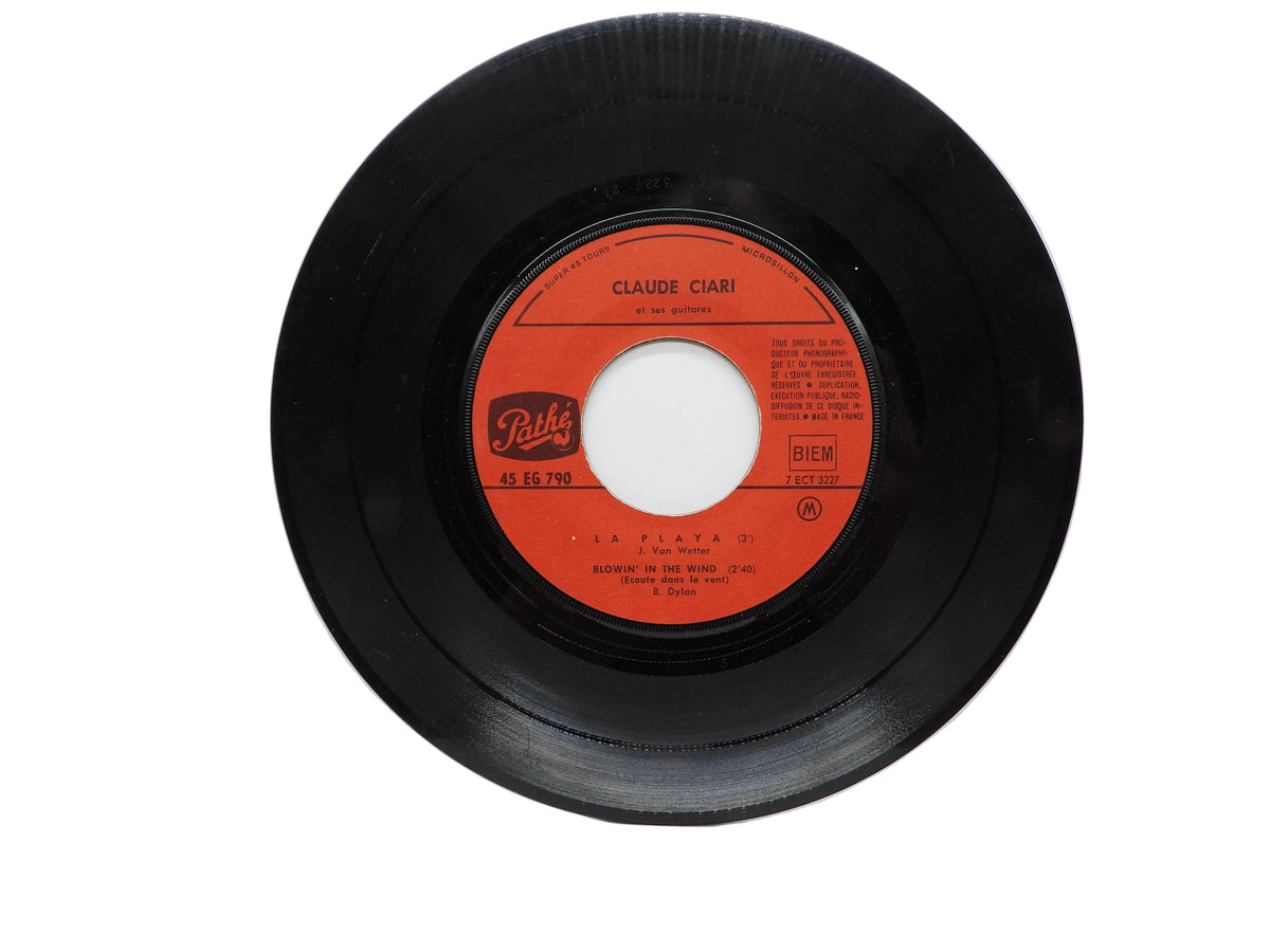 Claude Ciari Et Ses Guitares 45 Rpm Vinyl Record Pathé