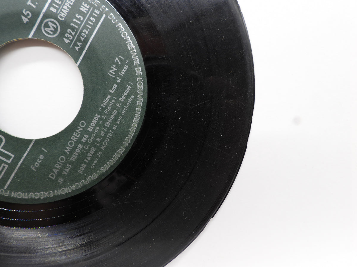 Dario Moreno Ep Record Vinyl 45 Rpm Philips 432.099 Ne