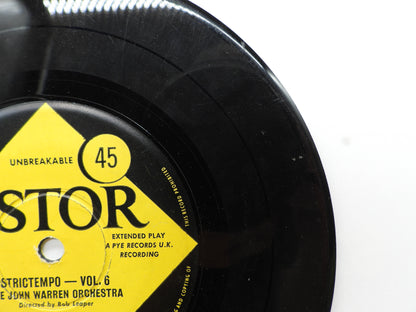 Strictempo Vol. 5 John Warren Orchestra Vinyl Record Astor