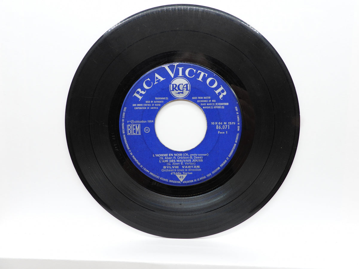 Sylvie Vartan L'homme En Noir Vinyl Record 45 Rpm Rca Victor
