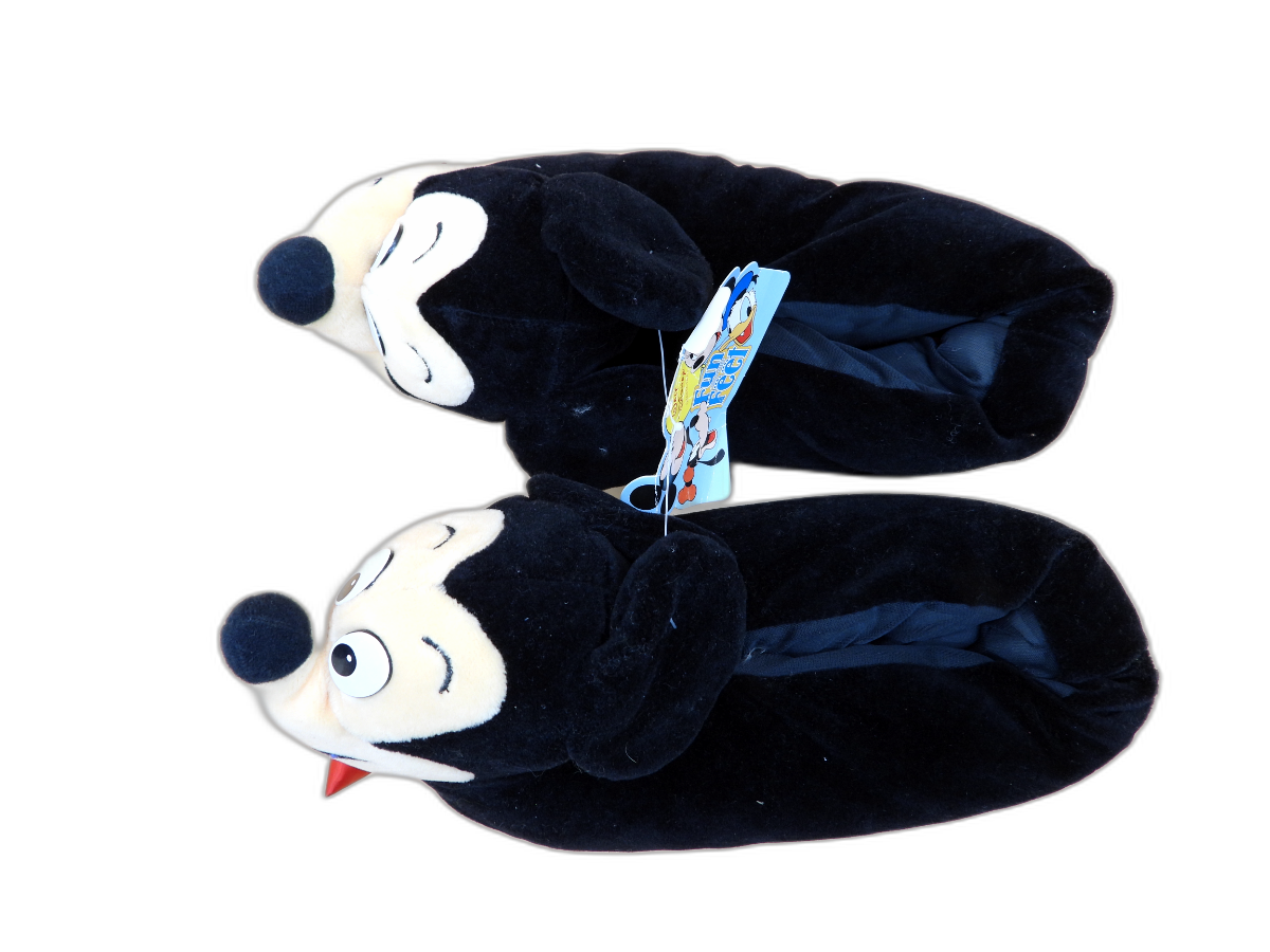 Disney Mickey Mouse Plush Slippers Unisex Size M