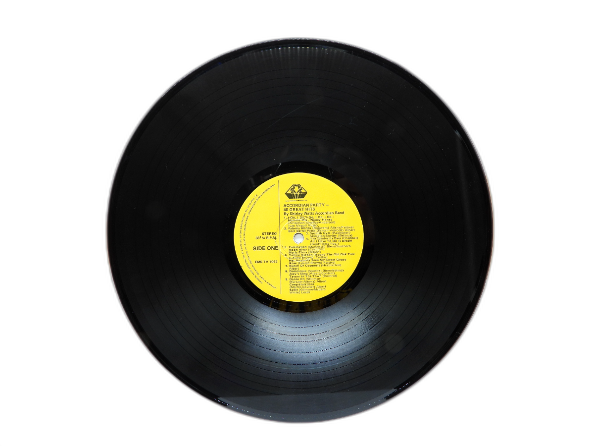 Accordion Party 40 Great Hits Vinyl Record Ems Tv 7042 Ems Sound Industries