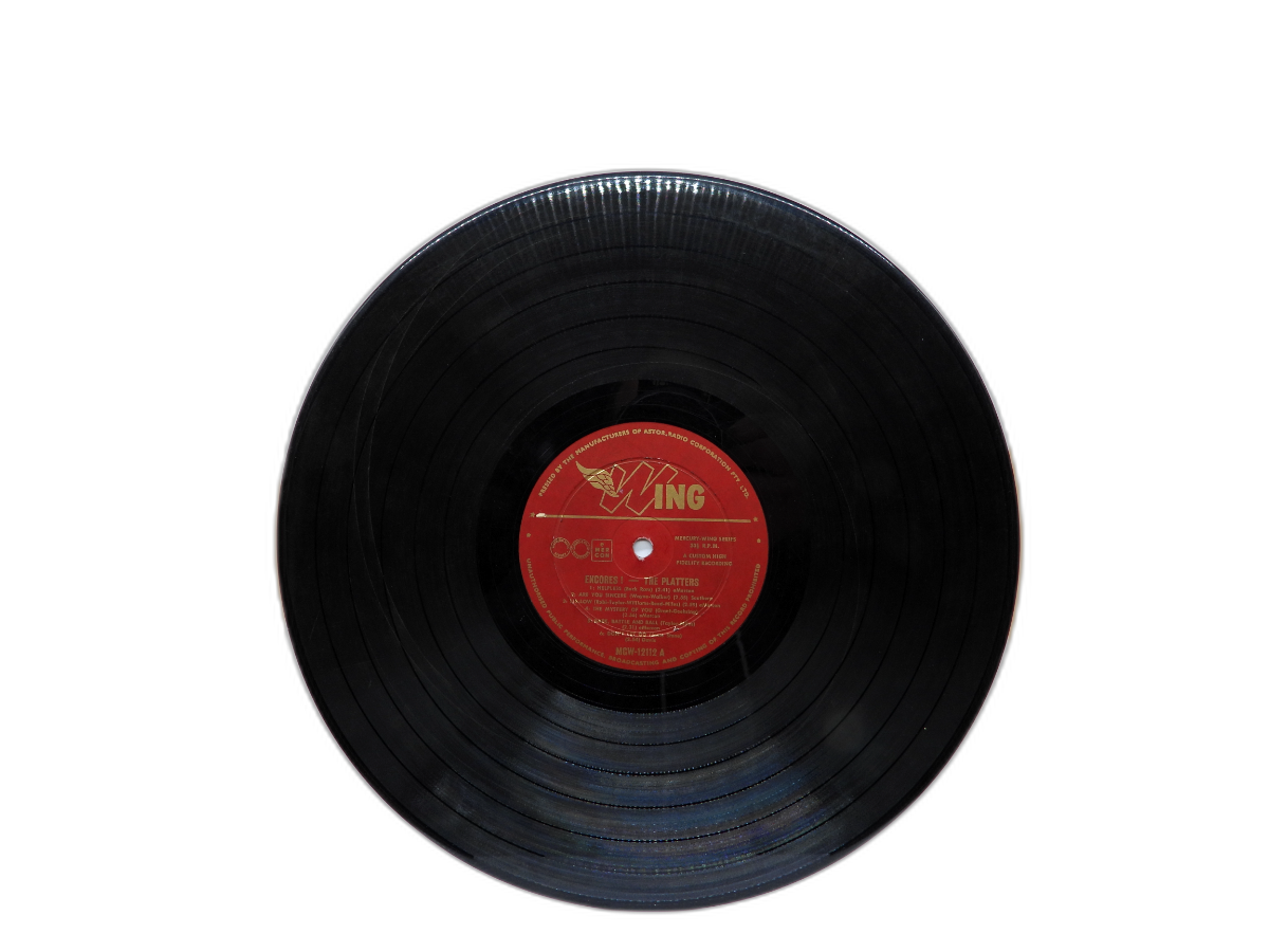 The Platters Encores Vinyl Record Mcw 12112 Mercury Wing