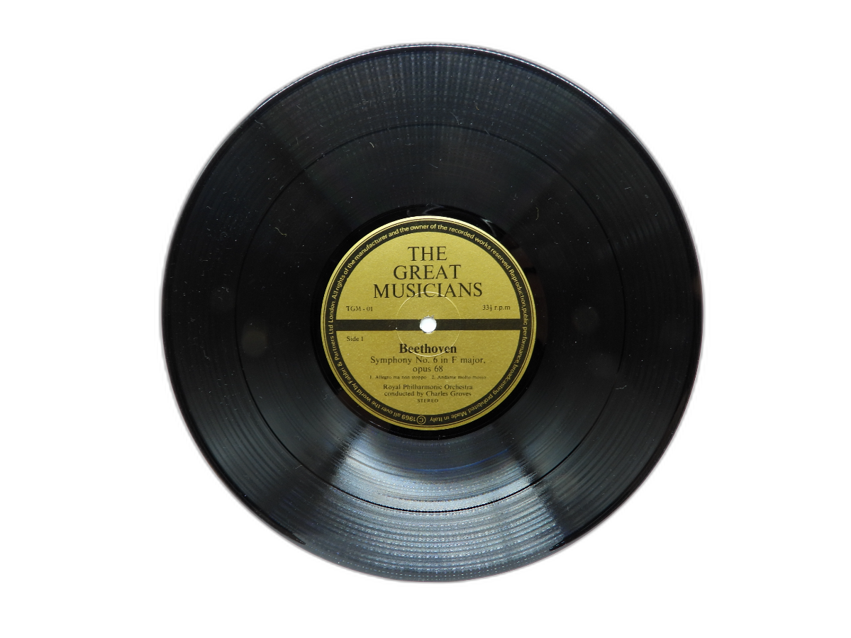 The Great Musicians Beethoven Part One Vinyl Record Fabbri & Partners Limited