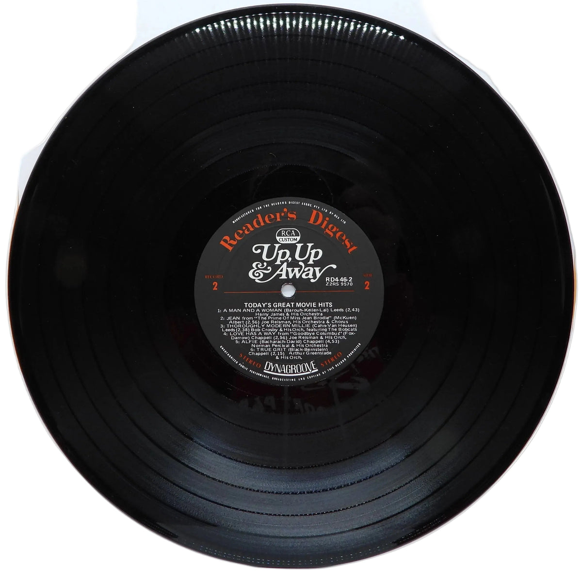 Reader's Digest Up & Away Vinyl Record Rd4 46