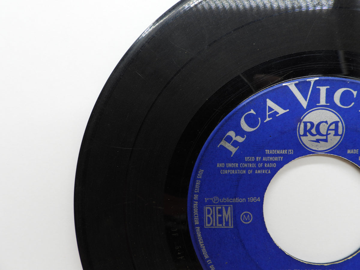 Sylvie Vartan L'homme En Noir Vinyl Record 45 Rpm Rca Victor
