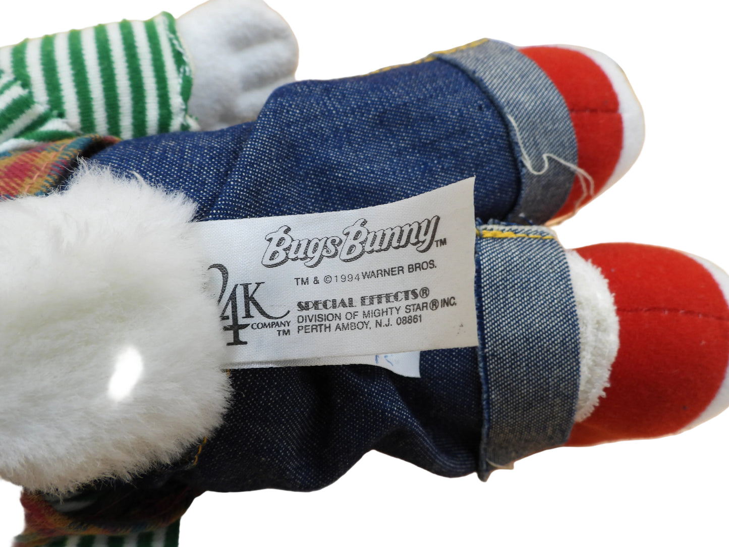 Vintage Warner Bros Bugs Bunny Plush Doll