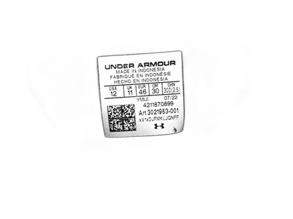 Under Armour Men's Black White Running Shoes