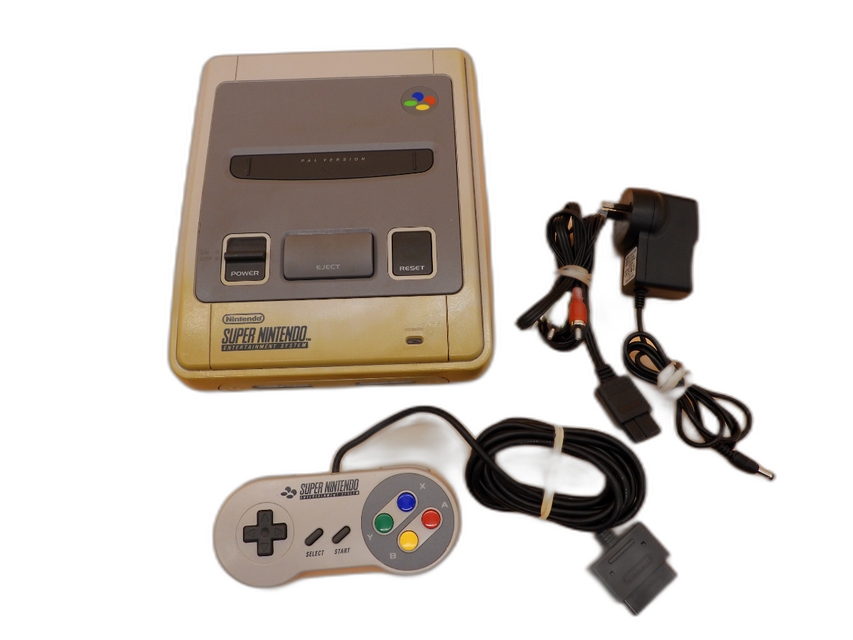 Super Nintendo Snes Snsp 001a Pal Console Game