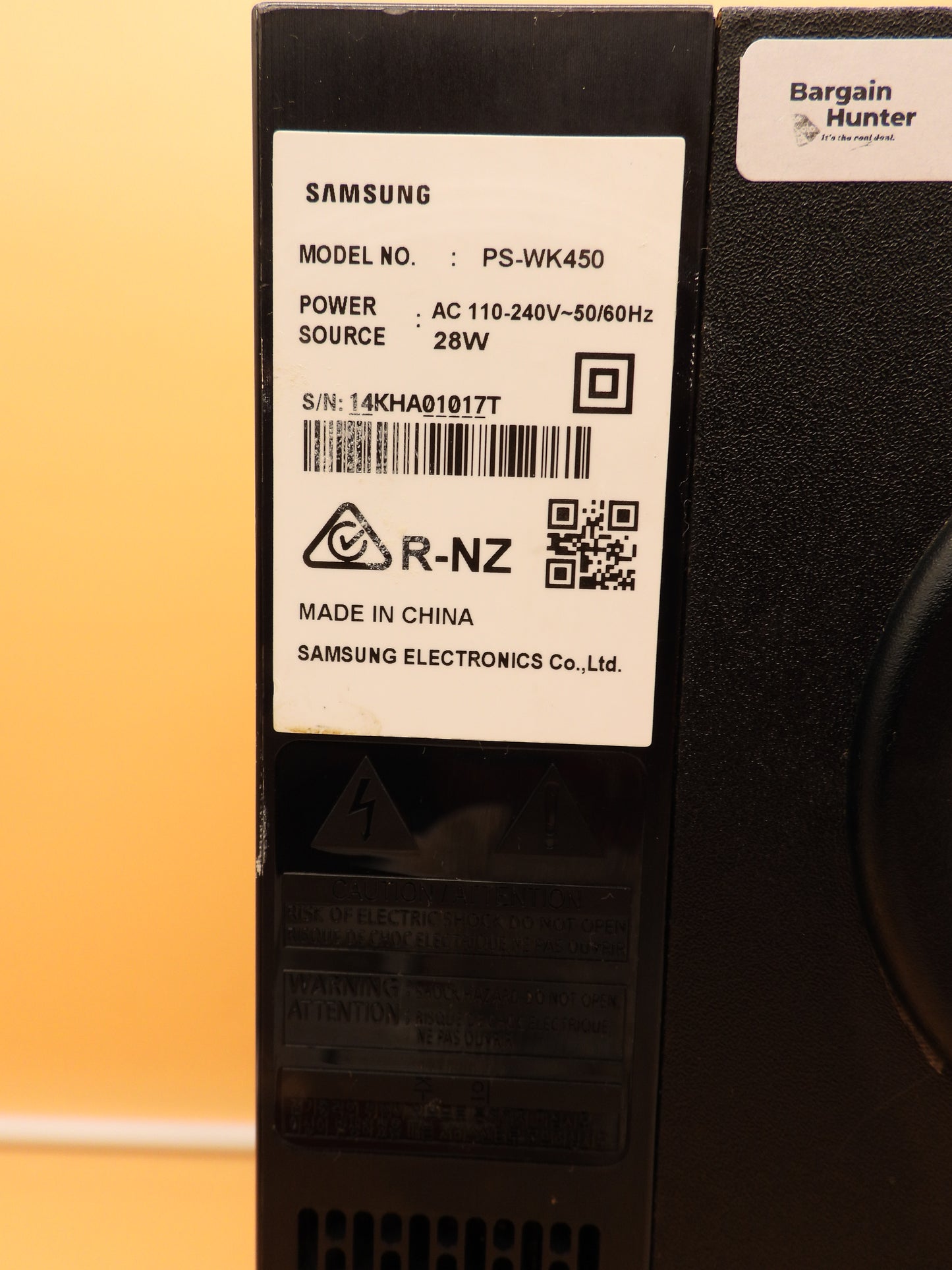 Samsung Ps Wk450 Wireless Subwoofer Speaker