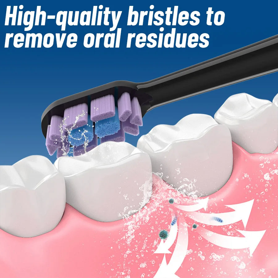 5/10PCS Replacement Brush Heads For MIJIA T700 Mes604 Sonic Electric Toothbrush Dupont Bristle with Caps Sealed Pack
