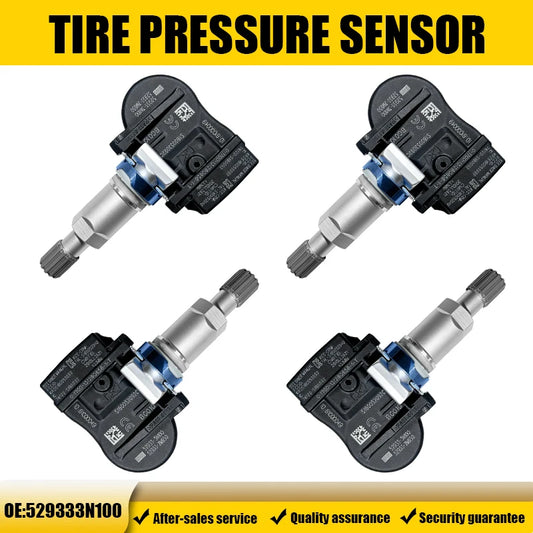 1/4PCS Tire Pressure Monitoring Sensor TPMS 529333N100 For KIA Sorento Hyundai Grand Santafe Sonata Compatible With 529332M650