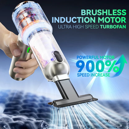 SZUK 18000PA Mini Car Vacuum Cleaner Wireless Handheld Cleaner Cleaning Machine Strong Powerful Portable Vacuum Cleaner Car