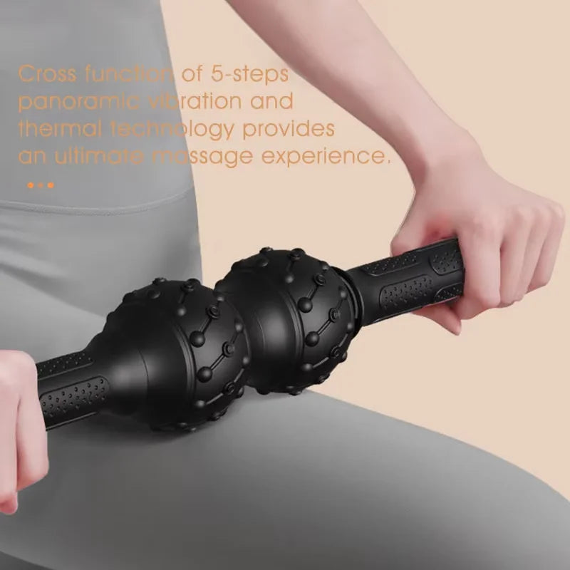 Handheld Roller Massager, Deep Muscle Impact Relaxation Gun Neck And Back Massage Tool Suitable For Relieving Muscle Soreness