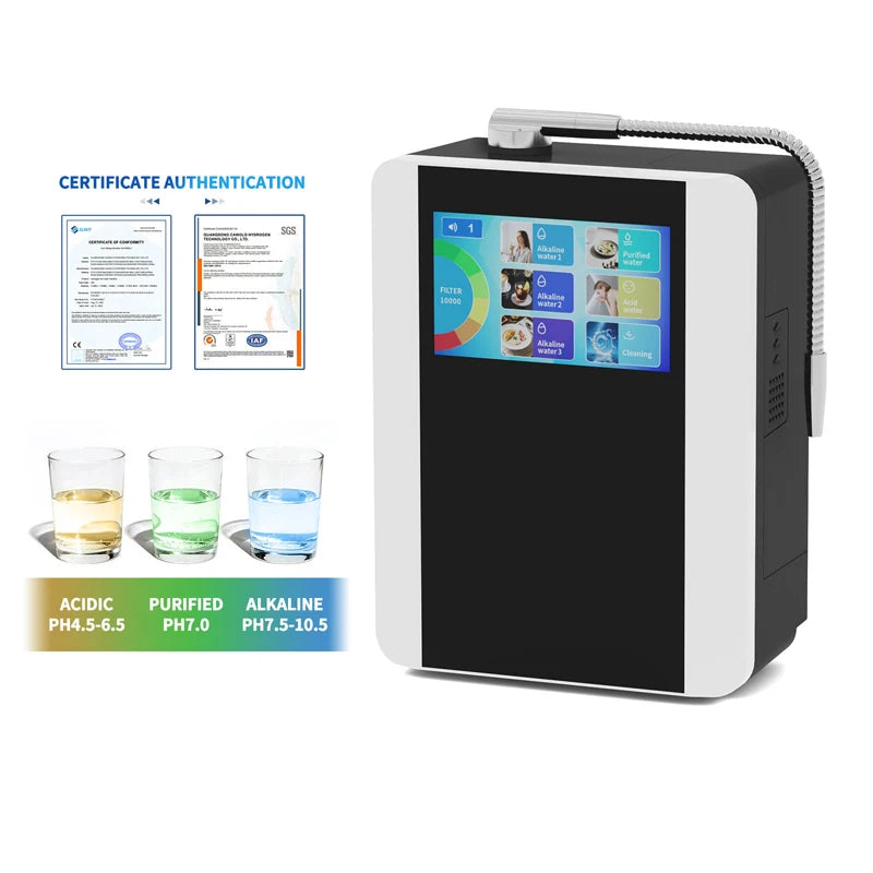 Wholesale Home Use Japan Tech Alkaline Water Ionizer Hydrogen PH Water Machine Countop Hydrogen Water Generator Dispenser