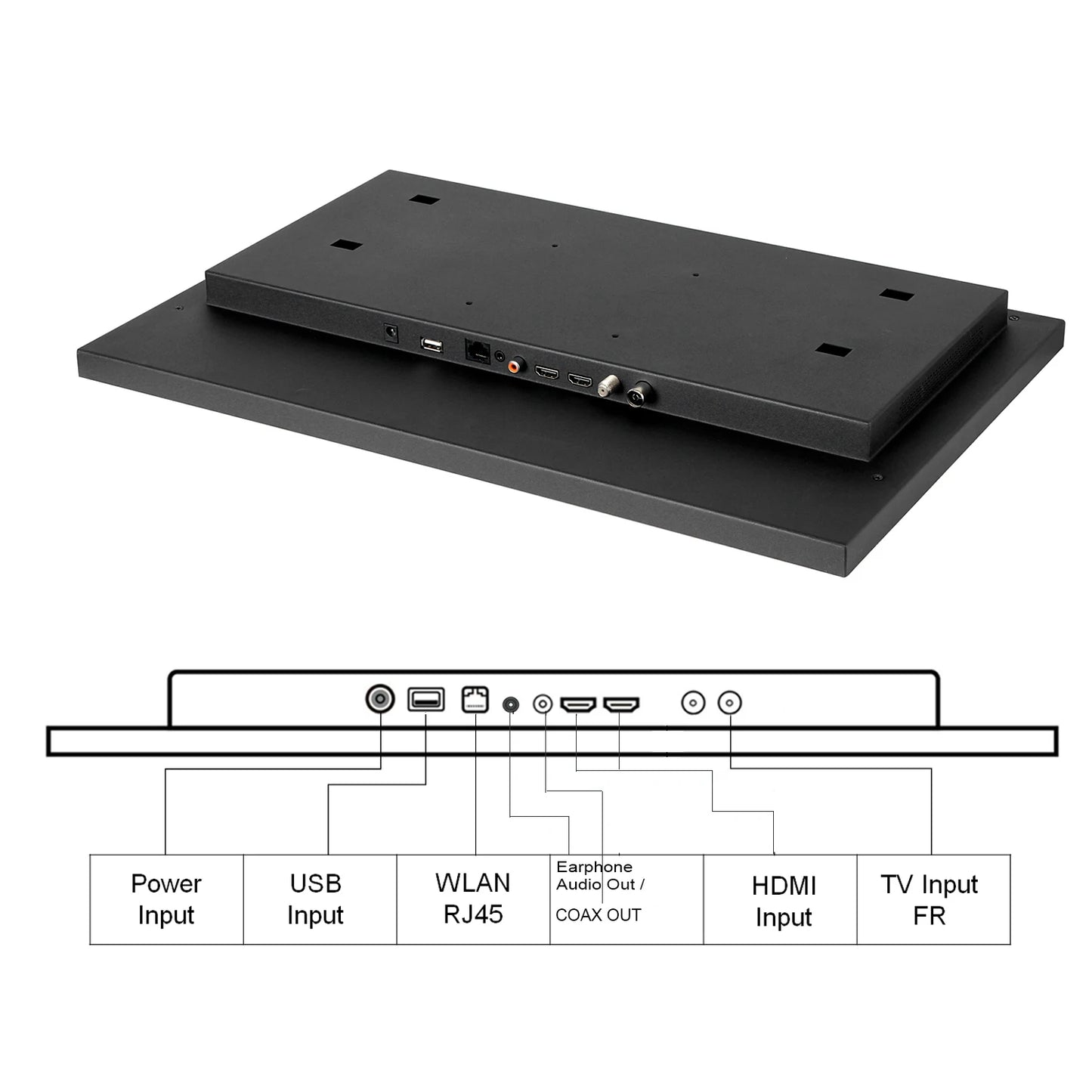 Souria 22 inches Touchscreen Android Smart Mirror LED Television for Bathroom SPA FHD DTV Tuner DVB ATSC Kitchen