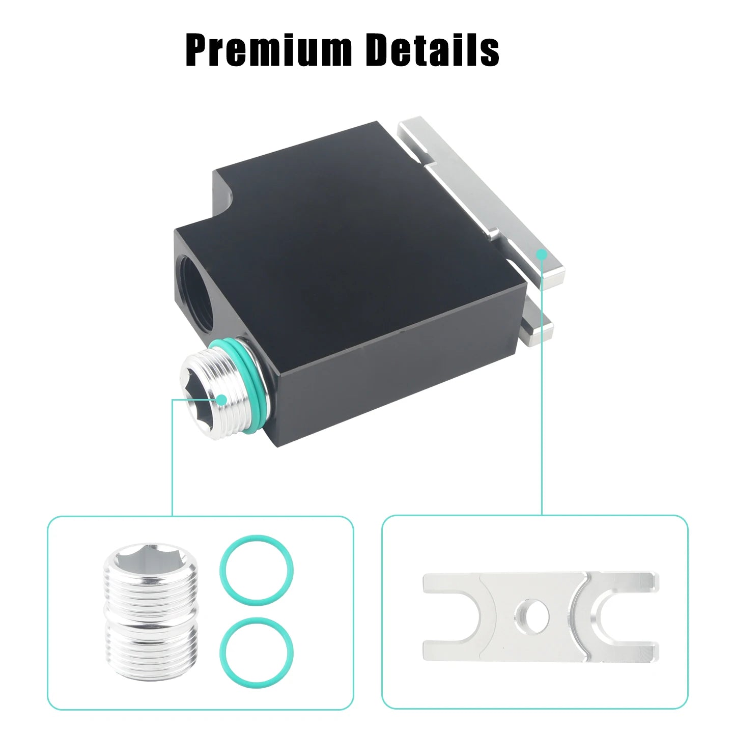 Thermal Bypass Valve Set Metal Construction Transmission Repair Car Engine Accessory for Dodge 2019-2024 6.7L