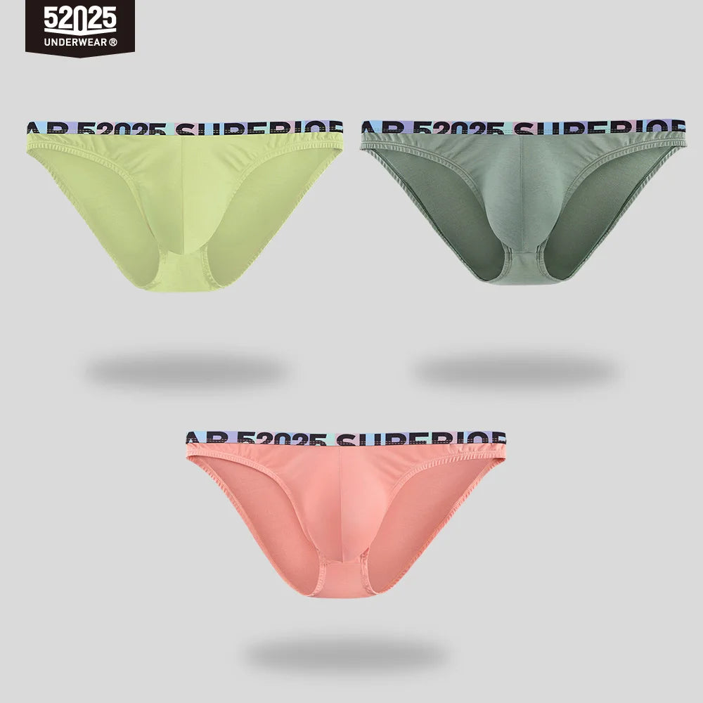 52025 Luxurious Modal High-Cut Briefs – Soft, Smooth Men’s Mini-Briefs, Sexy Contoured Pouch, Stylish Men’s Underwear