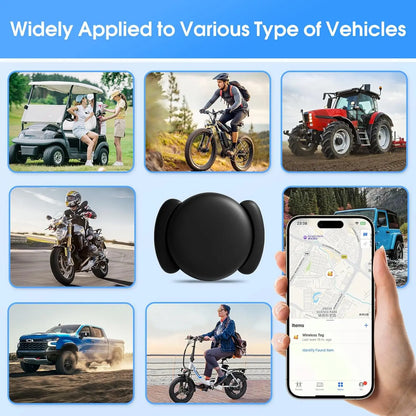 Magnetic GPS Tracker Real Time Tracking Device, Strong Magnet Anti Theft Car Locator for Vehicle Motorcycle Bike Truck Trailer