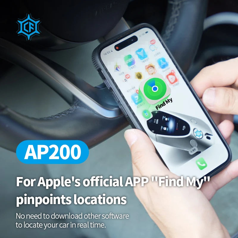 Find My for iPhone, compatible with all car cigarette lighters, fast charging, locator, tracker, vehicle anti-lost free app