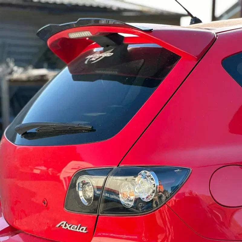 For Mazda 3 Hatchback 2006 2007 2008 2009 2010 2011 2012 2013 2014 2015 Hatchback Car Rear Roof Spoiler Extention ABS
